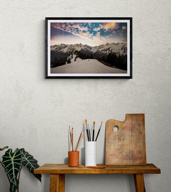 Miniature : Chaîne de Belledonne étoilé