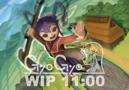 現在11時間ほど描いています