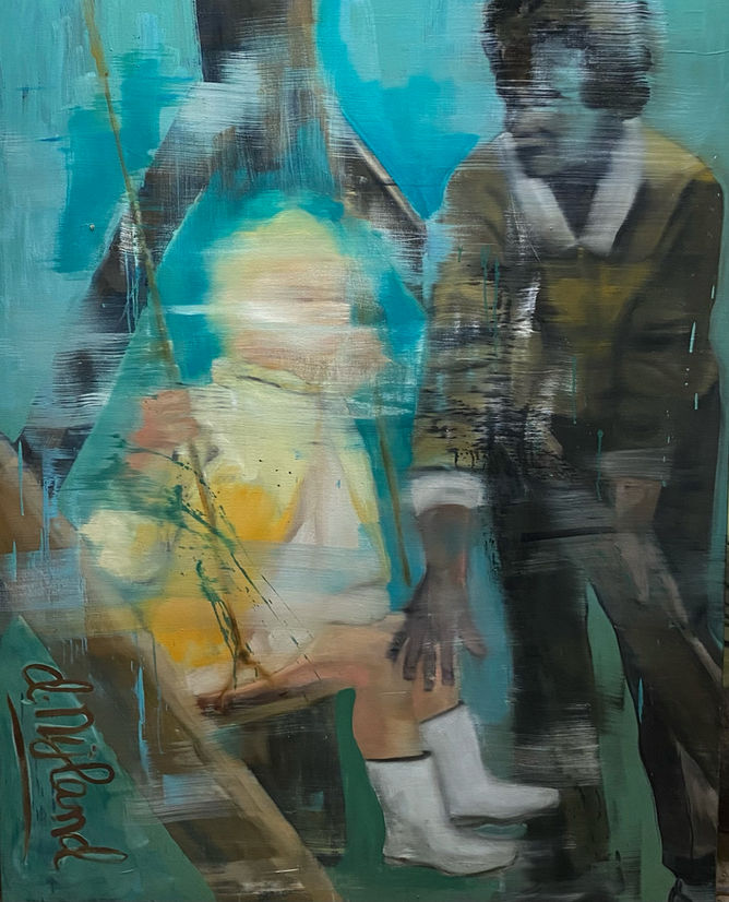 Debbie Nijland - Once Upon A Time 8 - 2024 - oil on linen - 150 x 120 cm (P084)