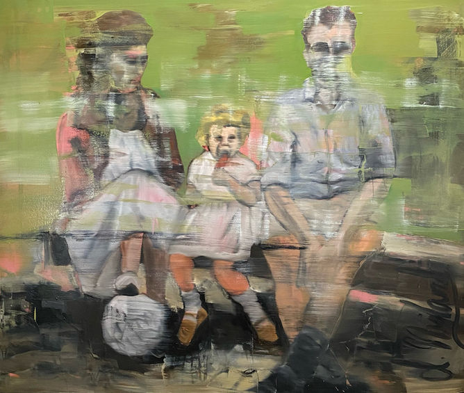 Debbie Nijland - Once Upon A Time 7 - 2024 - oil on linen - 120 x- 150 cm (P083)