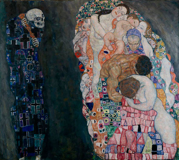 La vida y la muerte Gustav Klimt