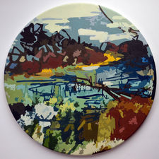 Quoile, painting by Sarah McWilliams