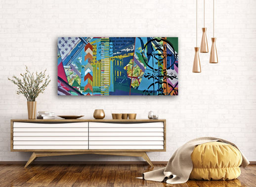 Paris Commute, painting by Sarah McWilliams