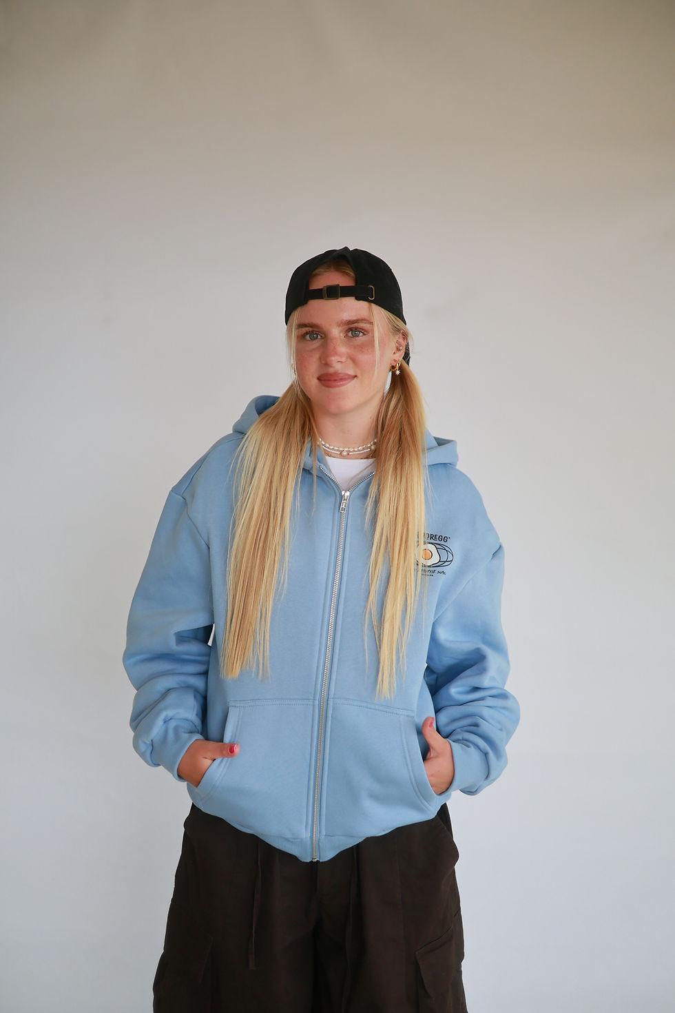 Thumbnail: Blues - Fluffy Zipper // Powder Blue - Global Egg