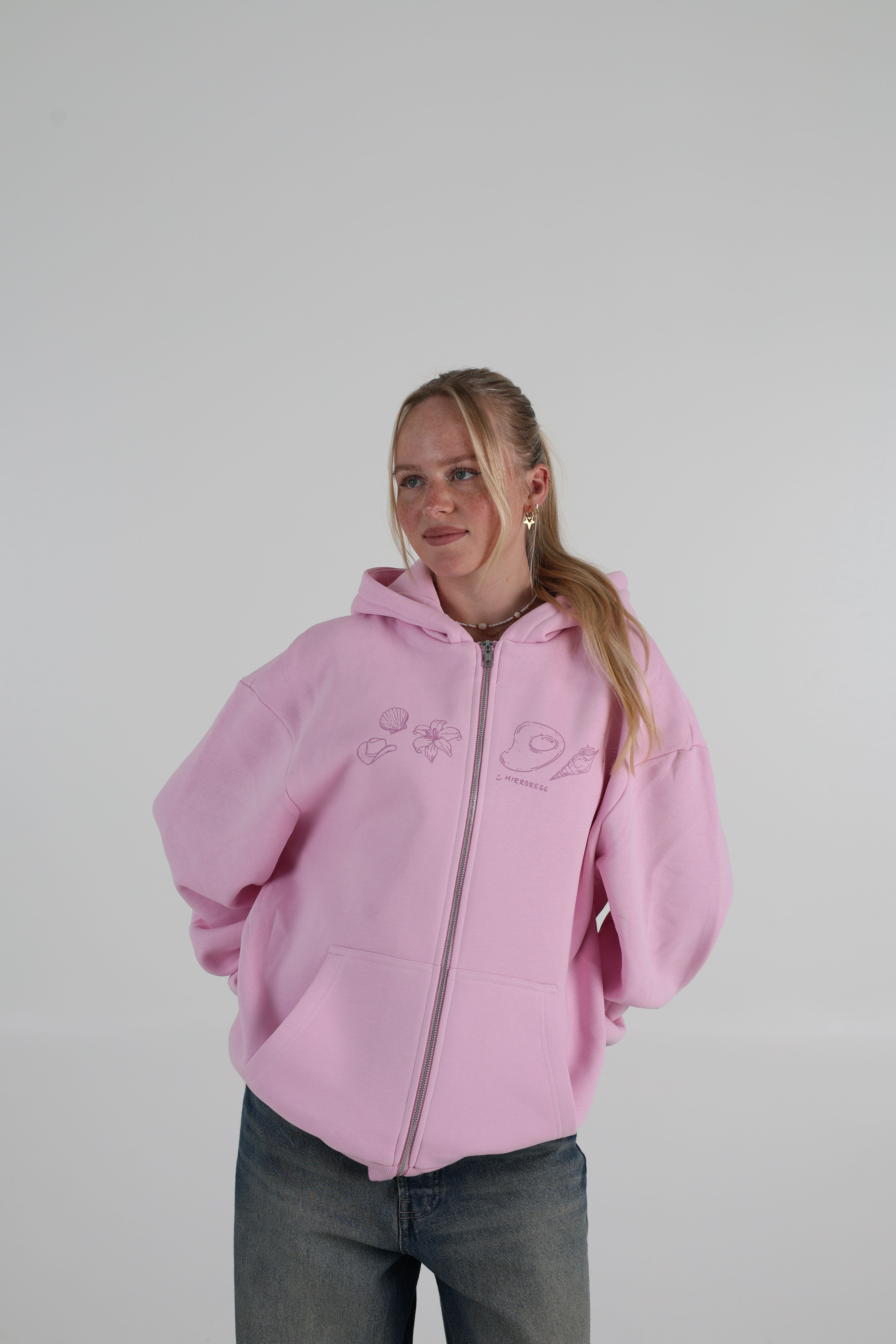 Blues - Fluffy Zipper // Soft Pink - Boots & Beach