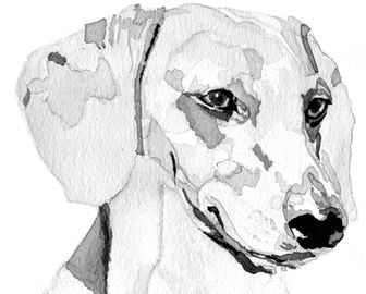 DACHSHUND ORIGINAL PAINTING