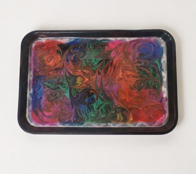 Custom Resin Rainbow Tray