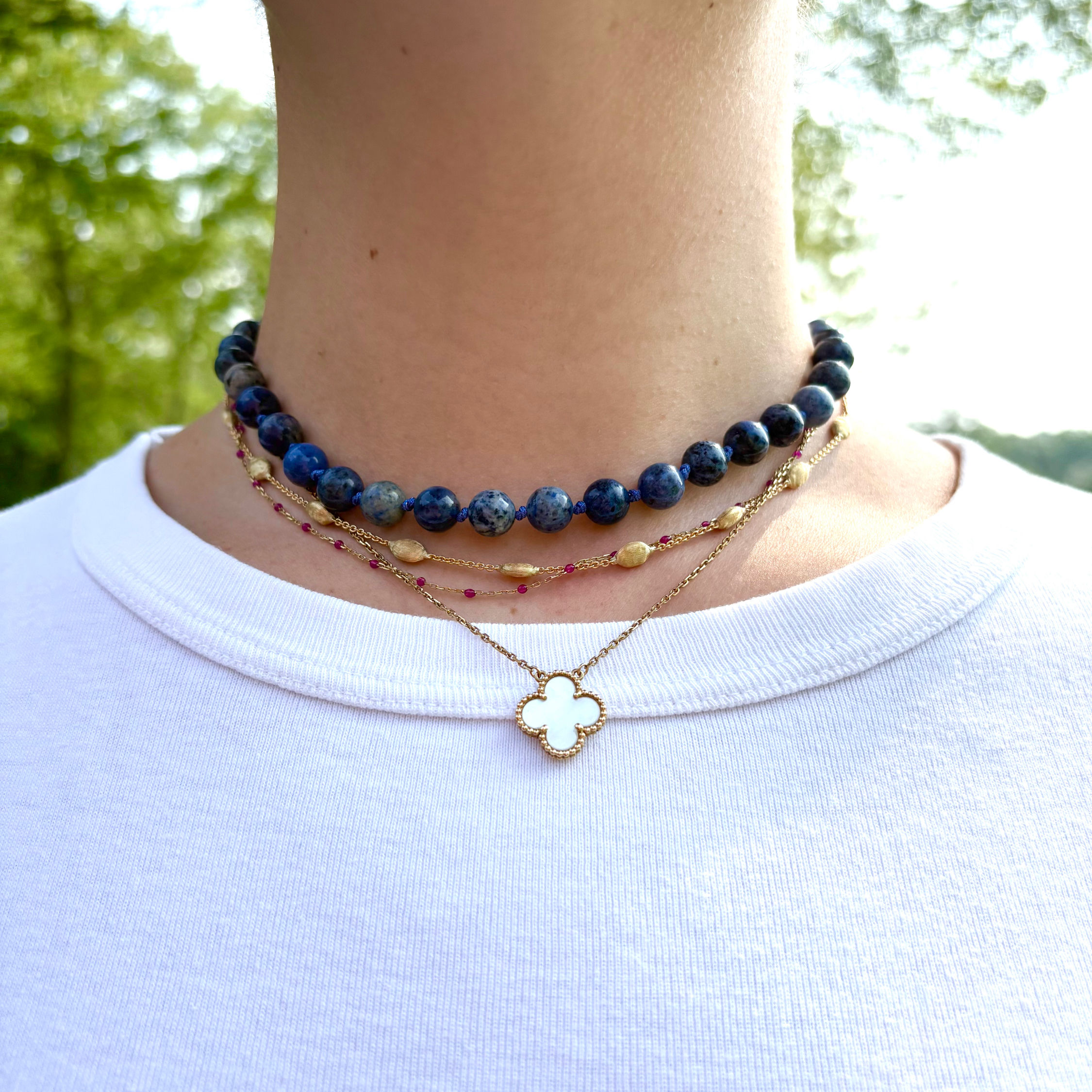 Lapis Gemstone Necklace