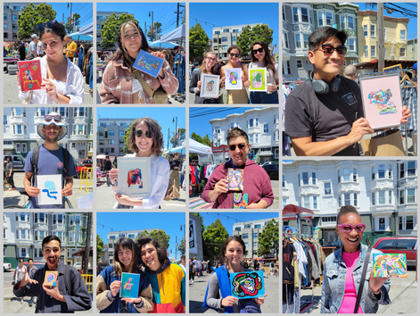 Happy Collectors
*If you buy art you become an Art Collector.*