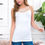 Miniature : Camisole croisée sans coutures sur le devant