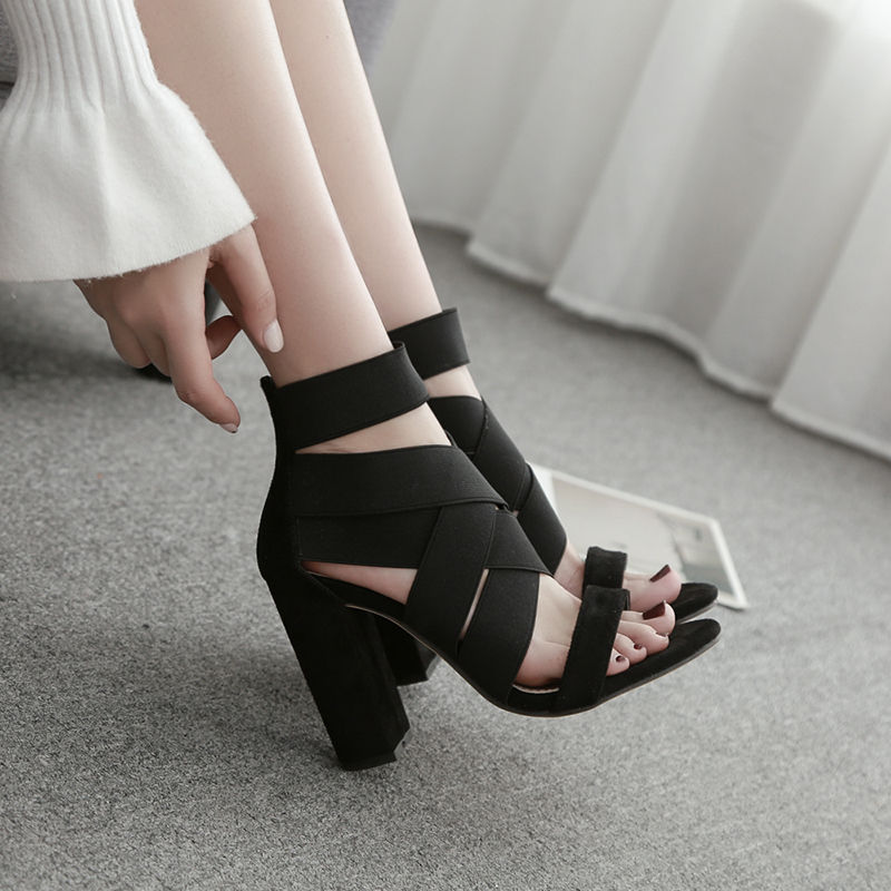 Miniature : Chaussure amazon Femme Nouveau Modèle Peep Toe Designer