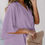 Miniature : Chemise en mousseline de soie Col V Casual Blusas Mujer Top Chemisier