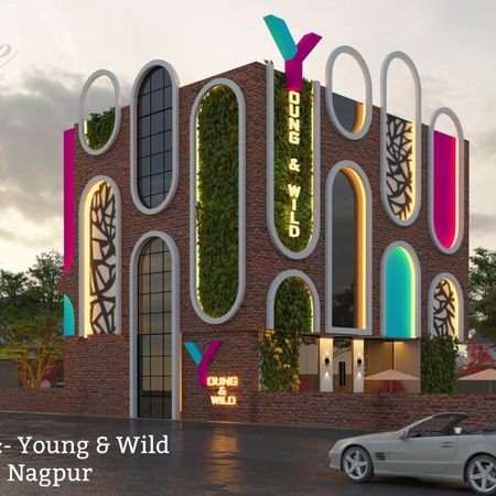 theme restro bar coming in nagpur , restaurant with beach theme close to nature , using earthen theme and materail we have designed most relaxing are fo the family 
