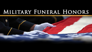 Flag being folded for a funeral