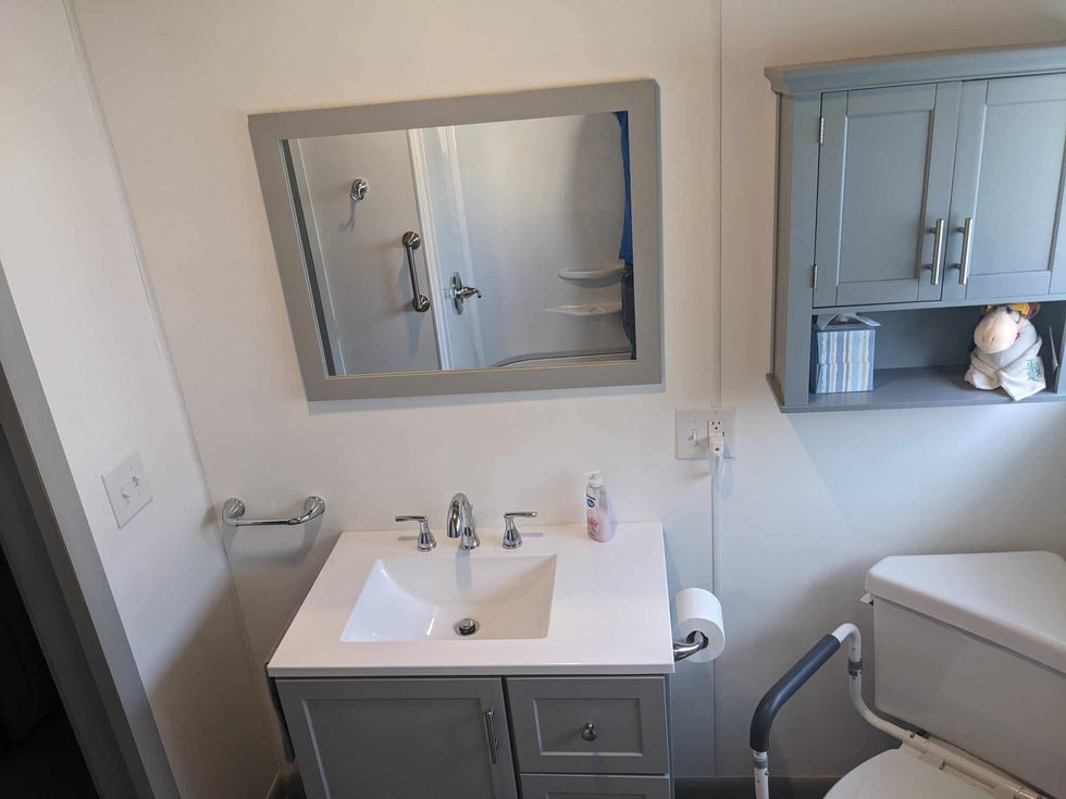 bathroom after