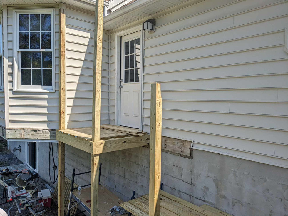 Deck during