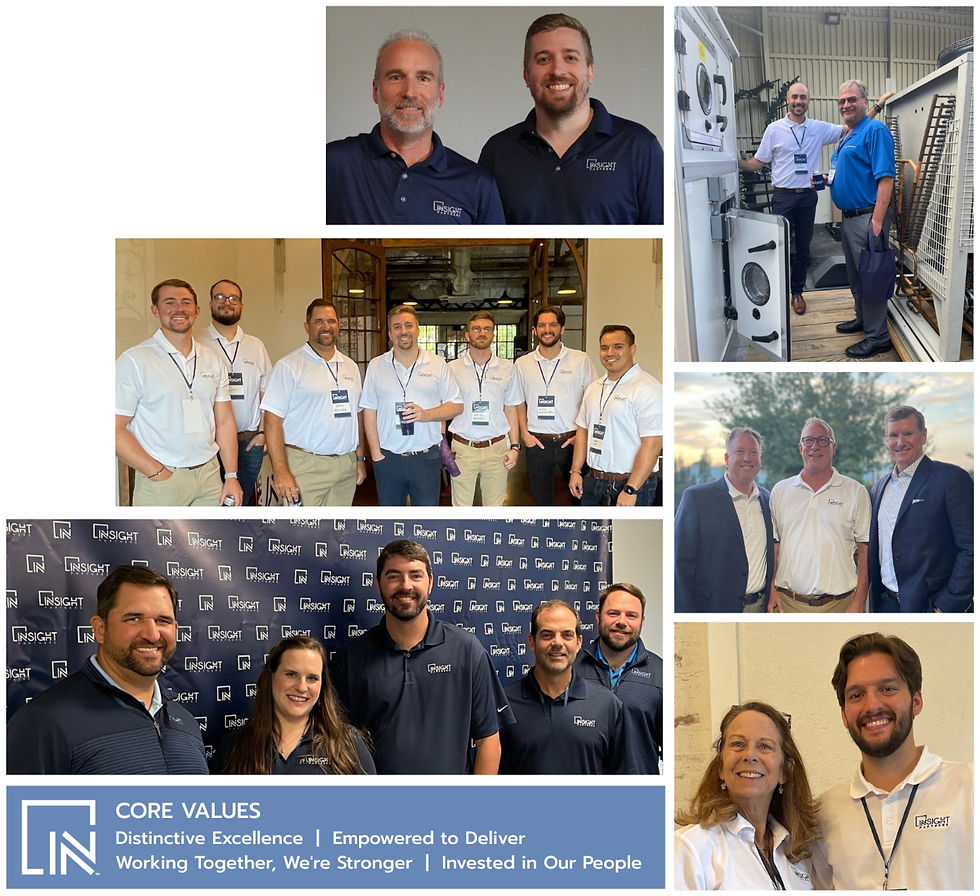 Collage of Insight Partners GA employees—dedicated team supporting commercial HVAC solutions across Georgia