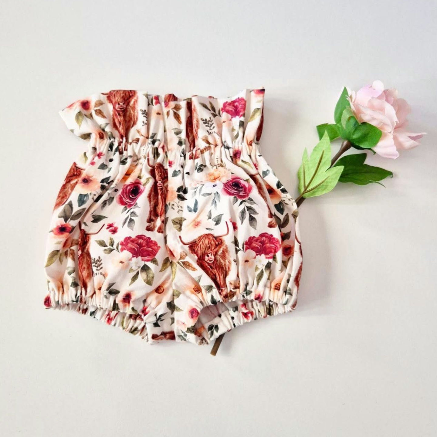 Walandella Designs Floral Yak Paper Bag Bloomers size 00