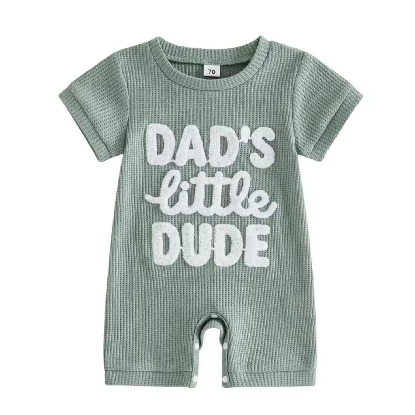 Toottoot Baby Dad's Little Dude Romper