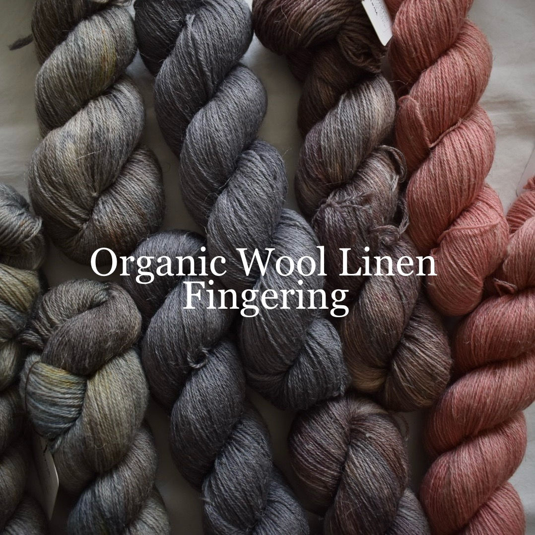 Big Little Yarn Co. Organic Wool Linen Fingering