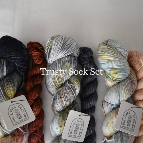 Big Little Yarn Co. Trusty Sock Set | GRAPPONIA