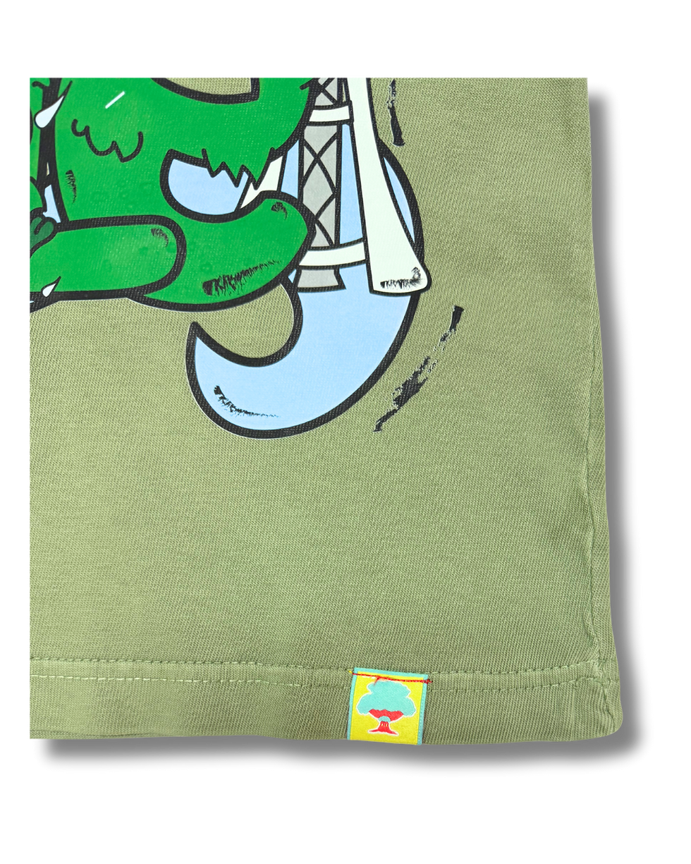 Thumbnail: "The City in a Mountain"  Miimo Heavyweight T-shirt