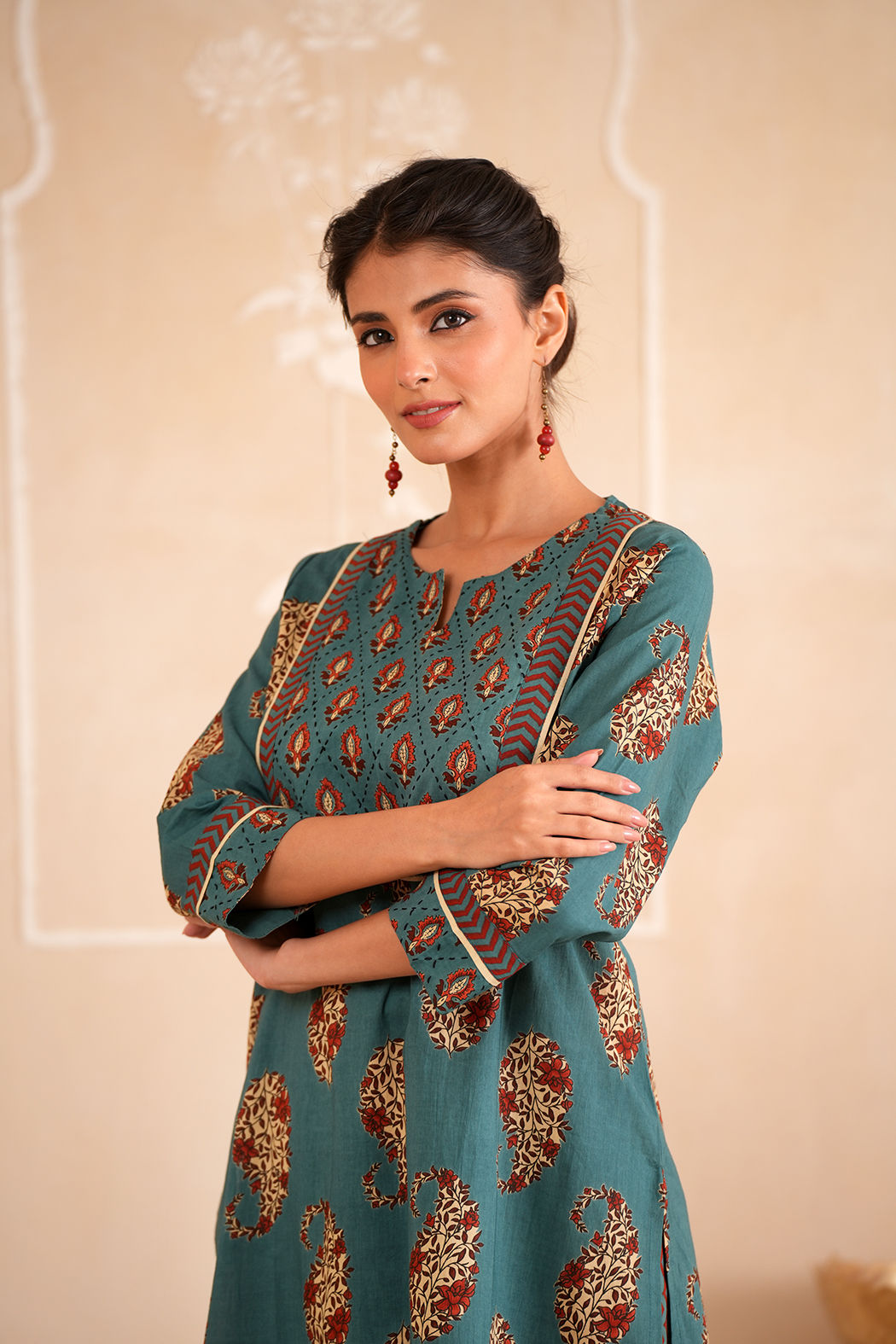Dusky Shyam Cotton Kurta Set