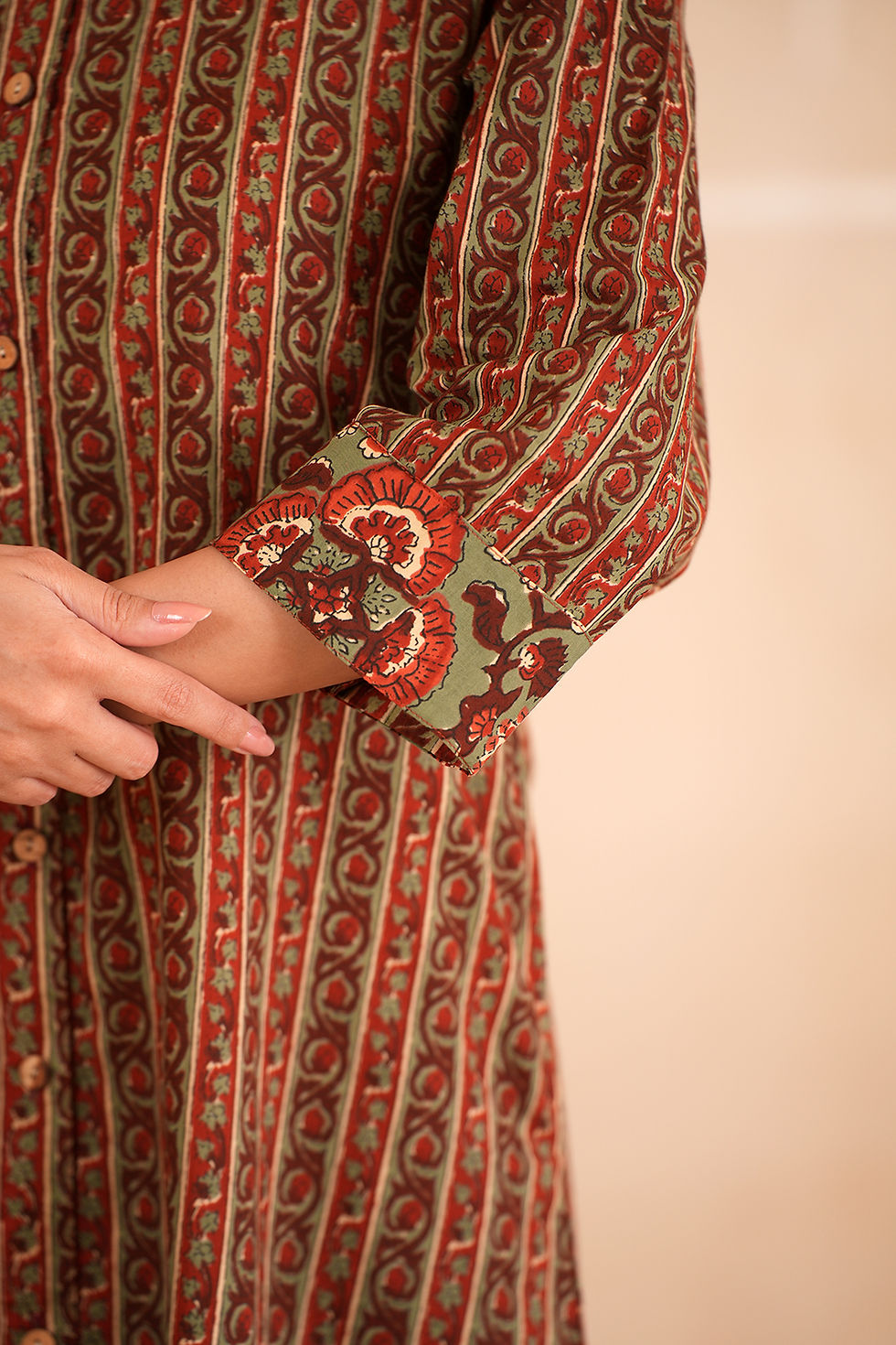 Thumbnail: Bagh Colors Cotton Kurta