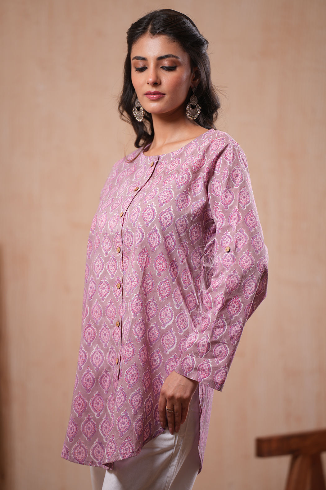 Dusky Bliss Cotton Short Kurti