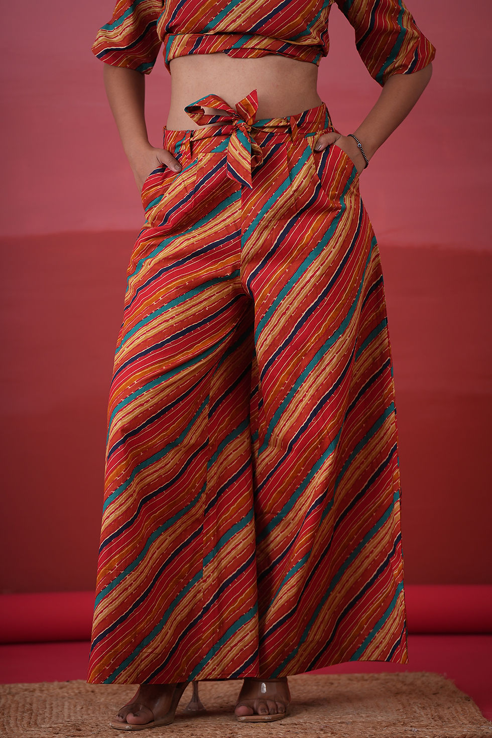 Thumbnail: Red Popsicle Cotton Co-ord Set