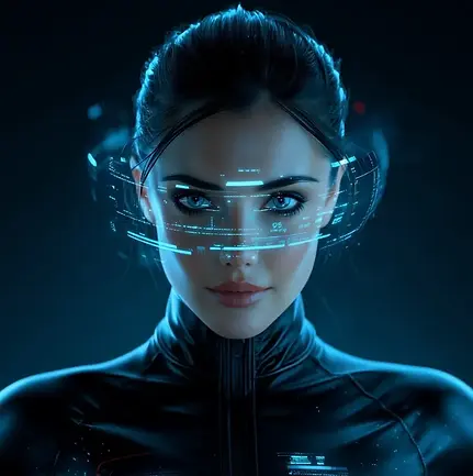 Visual representation of SARA (Speaking Autonomous Responsive Agent), an AI-powered security operator for automated incident detection and response.