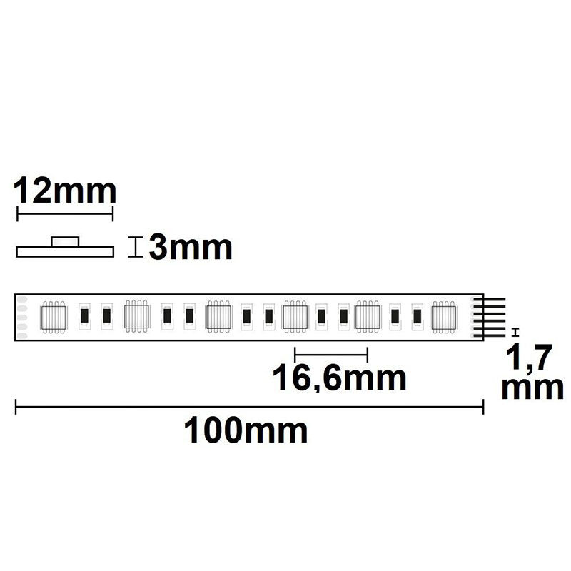LED Strip RGB+KW+WW