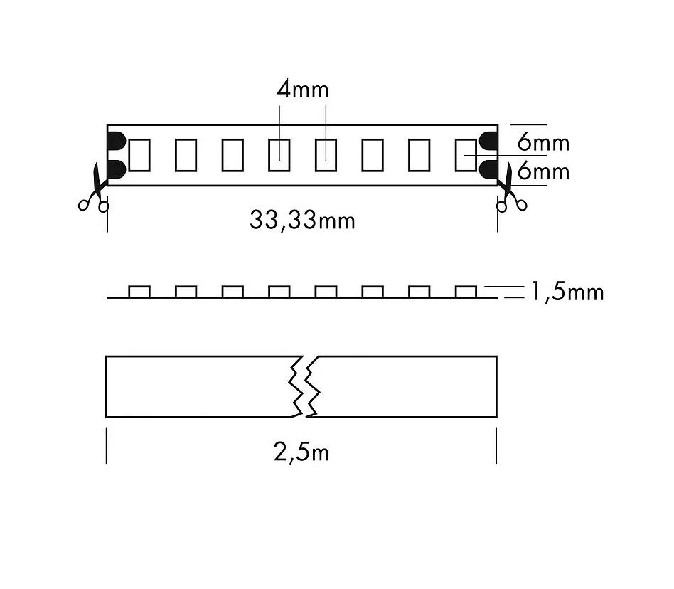 LED Streifen esxtrem hell