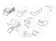 sketch tape cutter