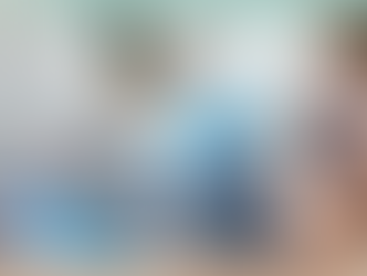 Woman using watercolour paints to express emotions