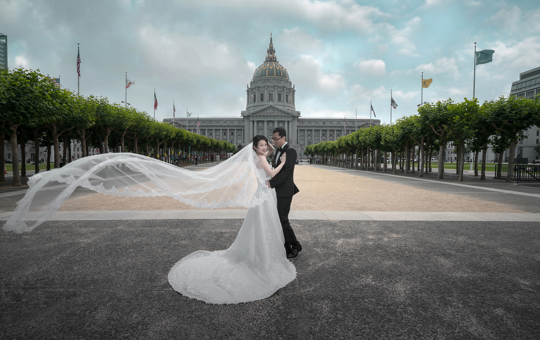 FEI AND WENHUI'S CITY HALL WEDDING