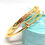 Thumbnail: Classical Smooth Gold Color Adjustable Bracelet For Girls 1 Piece.