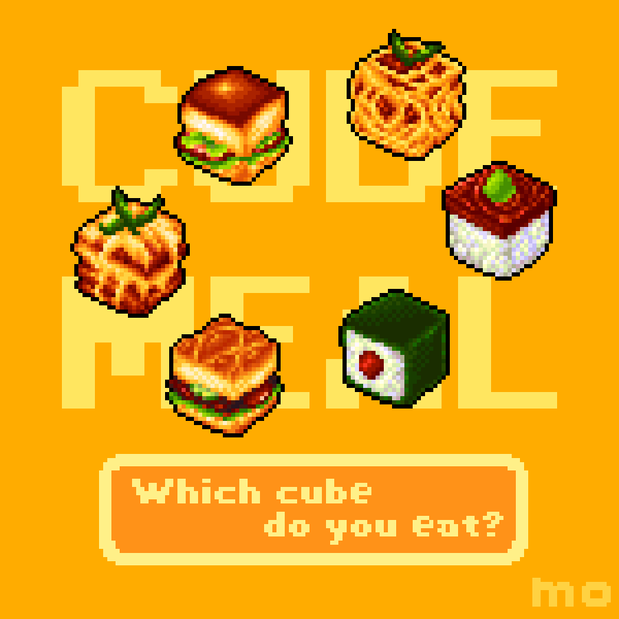 Cube meal