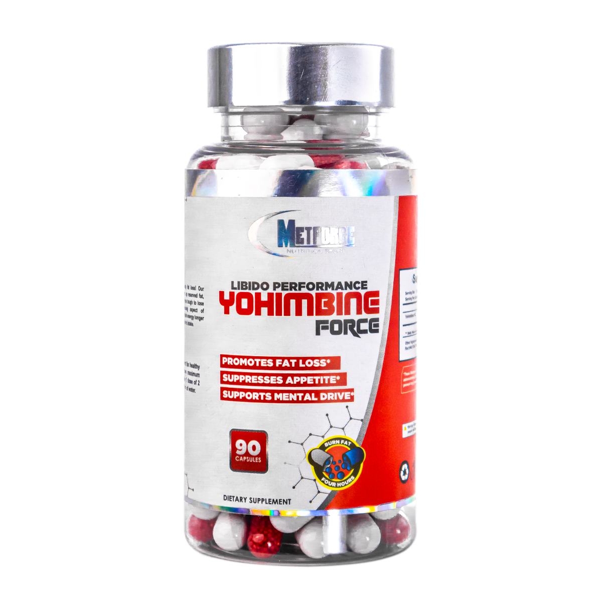 Yohimbine Force | Inhibidor de Apetito y Libido Permormance 90 cápsulas