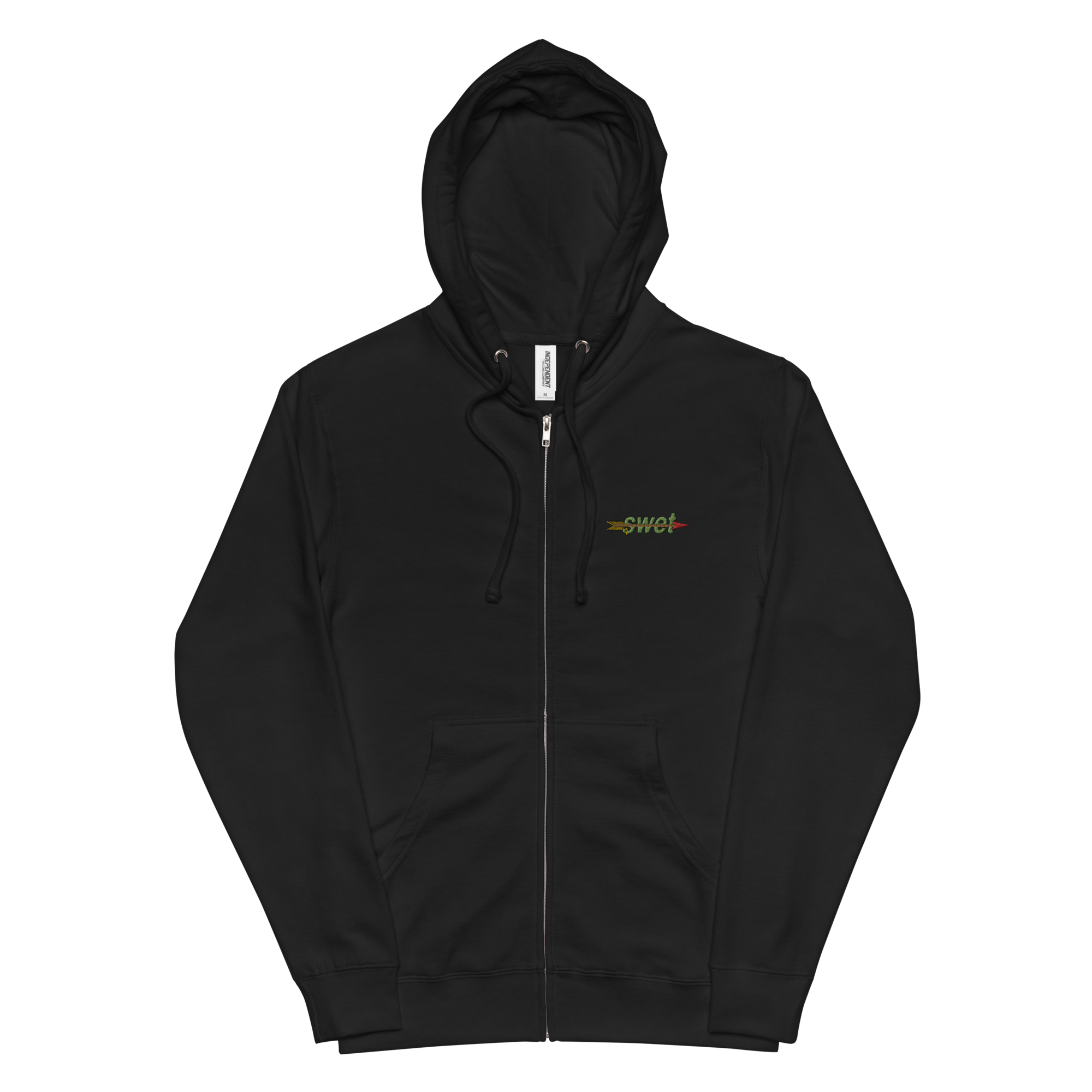 SWET classic zip up hoodie
