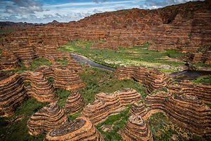 Bungle-Bungle-Wet-Season-Purnululu-National-Park-Cathedral-Gorge-Flowing-Landi-Bradshaw-Ph