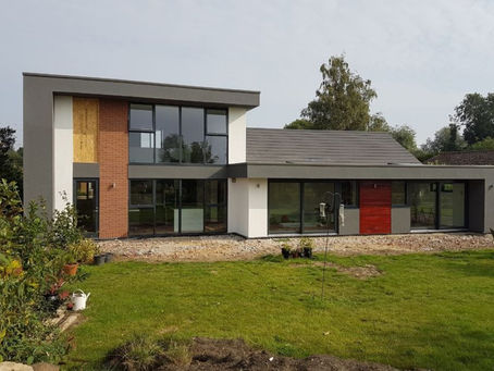 Modern Makeover – Brick slips and timber cladding are nearly complete