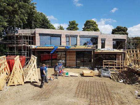 @internorm passive house standard windows installed in a dual colour finish.