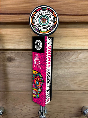 Tap Handle - Berry Sangria | islandgrovewine Tap Handle - Berry Sangria | islandgrovewine