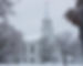 White clapboard Congregational Church situated on Walpole's town common