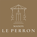 Logo Le Perron - Fond Bronze - Le Perron Sans Tagline.png