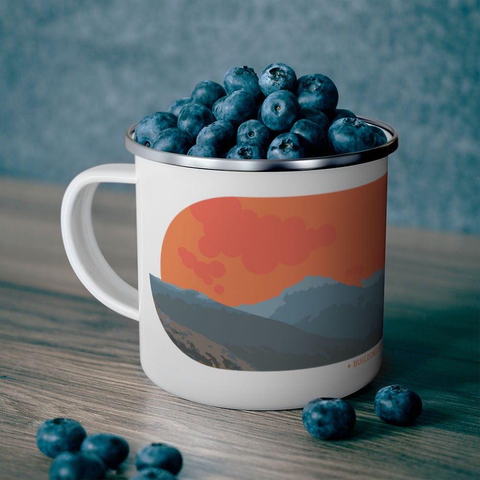 Thumbnail: Peruvian Sunset Enamel Camping Mug
