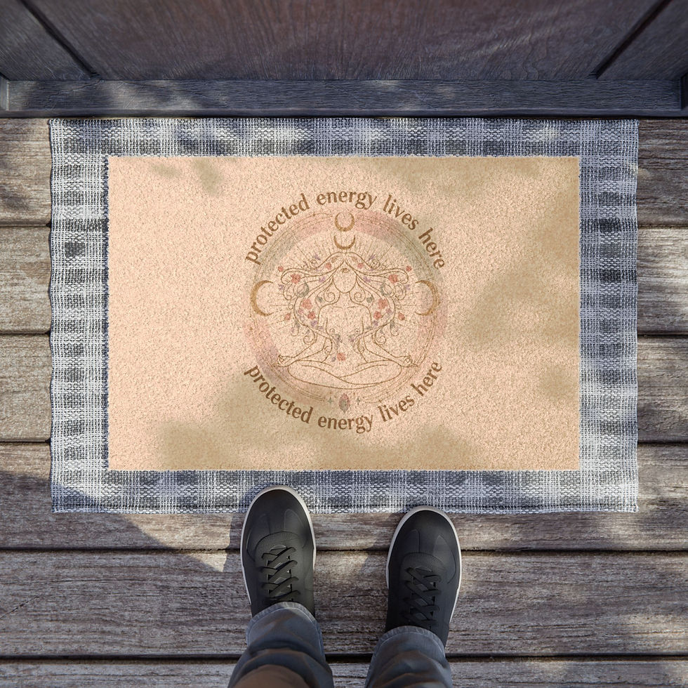 Thumbnail: Protected Energy Lives Here Doormat