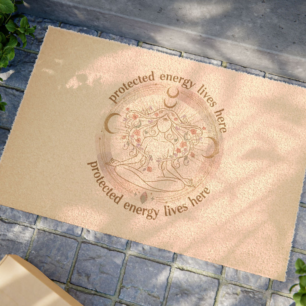 Thumbnail: Protected Energy Lives Here Doormat