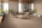 Stone-look tiles in ceramic and porcelain surface by TIEIC Ceramic